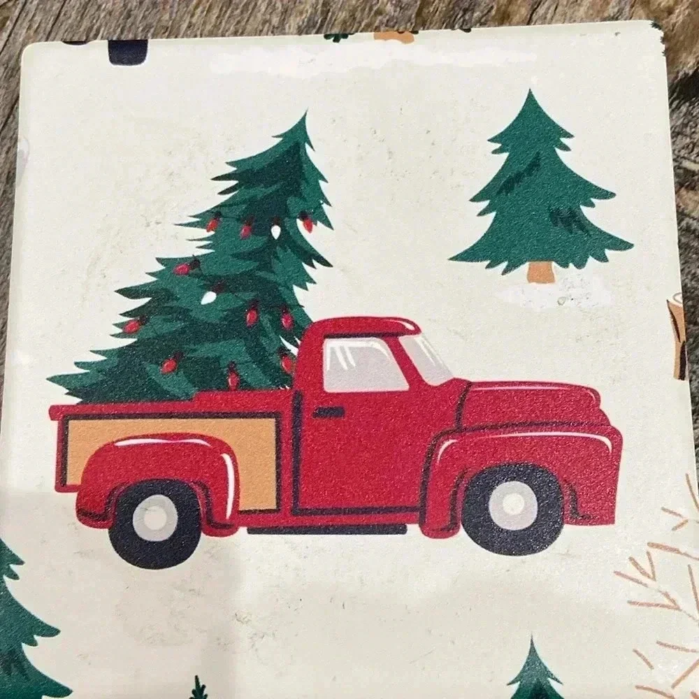 Holiday Market| Set of  Christmas Coasters - Picture 3 of 3